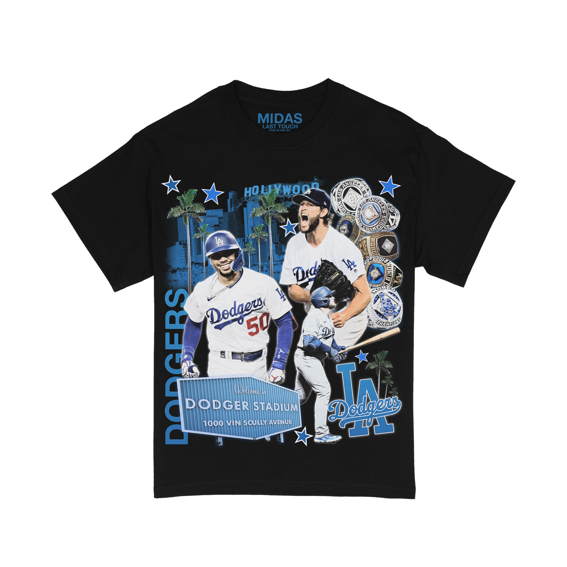 MLB Tonal Wave LA Dodgers T-Shirt D02_561